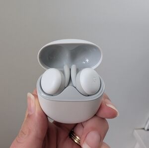 Google Wireless Earbuds in White